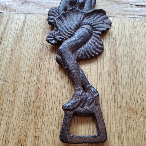 Hollywood Pinup Cast Iron Bottle Opener - Picture 3 of 4
